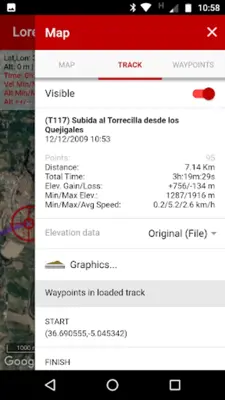 LorenGPS android App screenshot 1